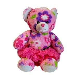Build A Bear Pink Teddy Bear Stuffed Animal
